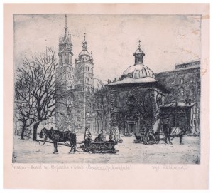 Władysław Zakrzewski (1903-1944), Kościół Mariacki i kościół św. Wojciecha w Krakowie, lata 30. XX w.