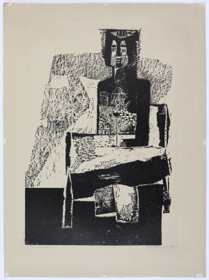 Zbigniew Lutomski (ur. 1934), Przy stoliku, 1960