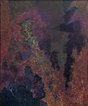Jerzy Tchórzewski (1928 - 1999), KOMPOZYCJA CZERWONA (CZERWONA PRZESTRZEŃ II), 1964