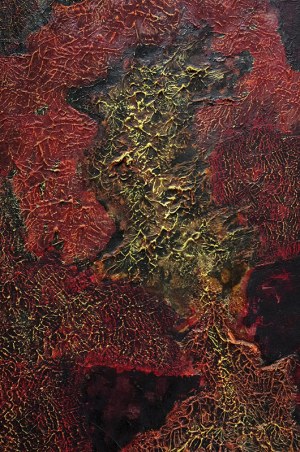 Jerzy Tchórzewski (1928 - 1999), KOMPOZYCJA CZERWONA (CZERWONA PRZESTRZEŃ II), 1964