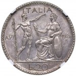 Vittorio Emanuele III (1900-1946) 20 Lire 1928 A. …