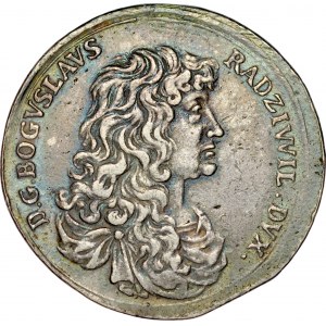 Medal magnacki 1669, wybity z powodu śmierci Bogusława Radziwiłła, RR.