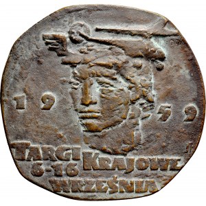  Medal pamiątkowy z 1959 roku, odlany z okazji Targów Krajowych we Wrześni.