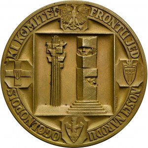 Medal autorstwa Kowalika z 1960 roku wybity dla uczczenia 550-rocznicy Bitwy pod Grunwaldem.