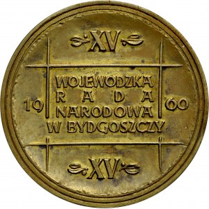 Medal autorstwa B. Z. Nowickiego z 1960 roku ofiarowywany za zasługi dla rozwoju Województwa Bydgoskiego.