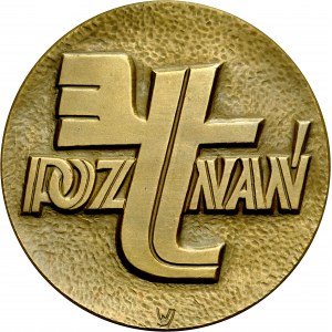 Medal autorstwa Jastrzębowskiego z 1961 roku wybity z okazji Targów Krajowych w Poznaniu.