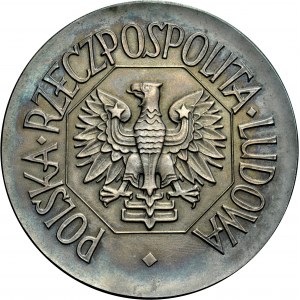 Medal autorstwa W. Gosłowskiej z 1964 roku wybity z okazji XIII targów Krajowych w Poznaniu.