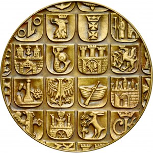 Medal autorstwa W. Kowalika z 1966 roku wybity z okazji 1000-lecia Państwa Polskiego.