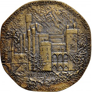 Medal odlewany z 1967 roku poświęcony Tytusowi Adamowi Działyńskiemu.