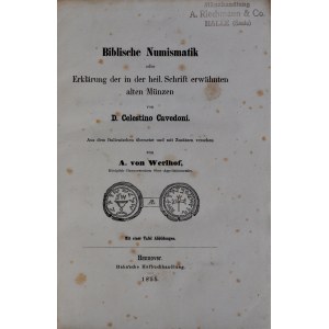 Cavedoni C., Biblische Numismatik, Band I und II, Hannover 1855.