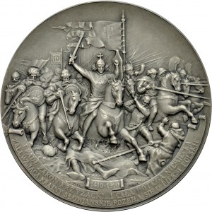 Medal autorstwa Ignacego Wróblewskiego i Michała Hankielewicza, wykonany przez Penin Ponceta w Lyonie w 1910 r., wybity z okazji 500-lecia bitwy pod Grunwaldem.
