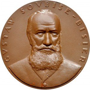 Medal 1929 poświęcony Gustawowi Soubise-Bisierowi.