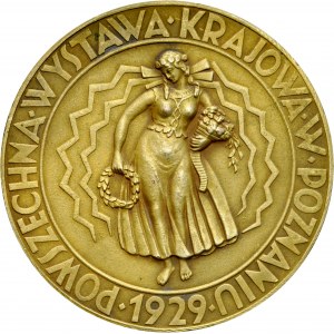 Medal wybity z okazji Powszechnej Wystawy Krajowej w Poznaniu.