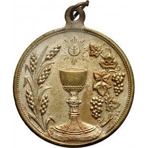 Medal z 1929 roku wybity z okazji Kongresu Eucharystycznego w Siedlcach.