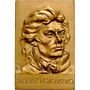 Plakieta autorstwa Wł. Gruberskiego z 1930 roku, poświęcona Tadeuszowi Kościuszce.