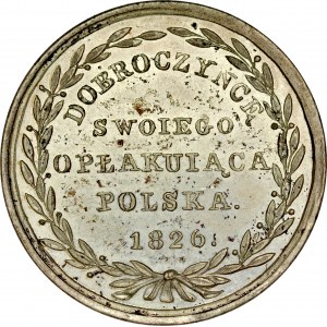 Medal 1826, wybity z powodu śmierci Aleksandra I.