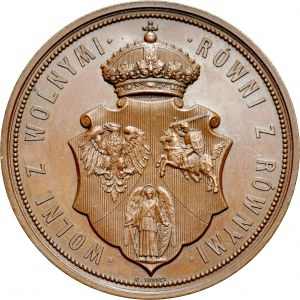 Medal wybity w 1869 roku z okazji 300-lecia Unii Lubelskiej.