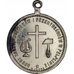 Medali z 1894 roku wybity z okazji II Zjazdu Śpiewaków i Przemysłowców w Pelplinie.