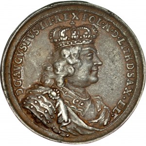 Medal autorstwa Wernera, wybity w 1736 roku dla uczczenia sejmu pacyfikacyjnego kończącego wojnę domową która wybuchła po elekcji Augusta III.