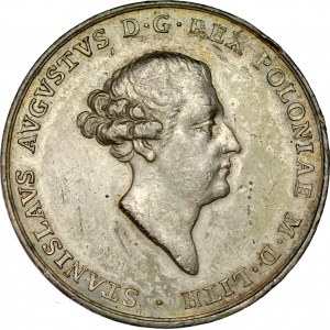 Medal autorstwa T. Pingo, wybity w 1764 roku z okazji koronacji Stanisława Augusta Poniatowskiego.