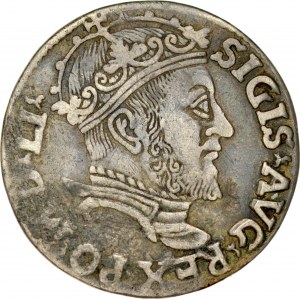 Zygmunt II August 1545-1572, Trojak 1547, Wilno.