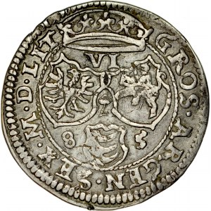 Stefan Batory 1576-1586, Szóstak 1585, Wilno.