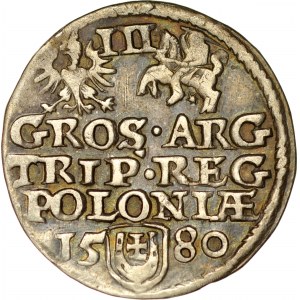 Stefan Batory 1576-1586, Trojak 1580, Olkusz.