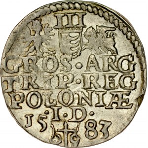 Stefan Batory 1576-1586, Trojak 1583, Olkusz.