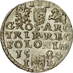 Stefan Batory 1576-1586, Trojak 1584, Olkusz, RR.