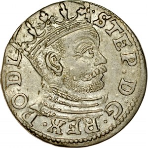 Stefan Batory 1576-1586, Trojak 1585, Ryga.