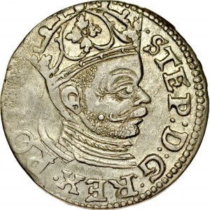 Stefan Batory 1576-1586, Trojak 1585, Ryga.