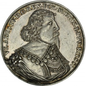 Władysław IV 1632-1648, Talar medalowy 1635 wagi półtora talara, Bydgoszcz.