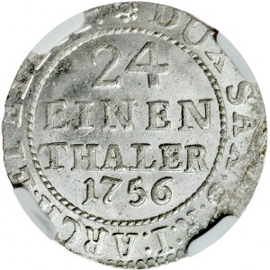 August III 1733-1763, Grosz 1756, Drezno.