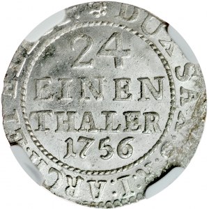 August III 1733-1763, Grosz 1756, Drezno.