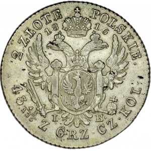 Królestwo Polskie, 2 złote 1816, Warszawa.