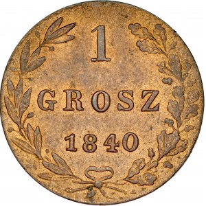 Królestwo Polskie, Grosz 1840, Warszawa.