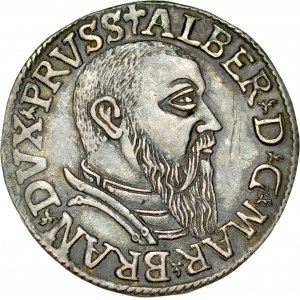 Prusy Książęce, Albrecht Hohenzollern 1525-1568, Trojak 1542, Królewiec.