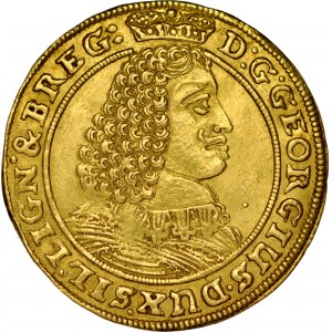 Śląsk, Księstwo Legnicko-Brzesko-Wołowskie, Jerzy III Brzeski 1654-1664, Dukat 1660, Brzeg.
