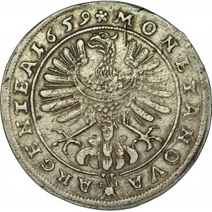 Śląsk, Księstwo Legnicko-Brzesko-Wołowskie, Jerzy III Brzeski 1654-1664, XV krajcarów 1659, Brzeg.