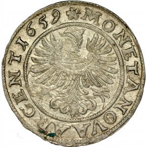 Śląsk, Księstwo Legnicko-Brzesko-Wołowskie, Jerzy III Brzeski 1654-1664, 3 krajcary 1659, Brzeg.