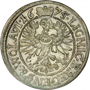 Śląsk, Księstwo Legnicko-Brzesko-Wołowskie, Jerzy Wilhelm 1673-1675, 3 krajcary 1675, Brzeg.