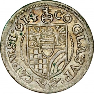 Śląsk, Księstwo Ziębicko-Oleśnickie, Karol II 1587-1617, 3 krajcary 1614, Oleśnica.