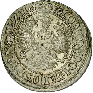 Śląsk, Księstwo Wirtembersko-Oleśnickie, Sylwiusz Fryderyk 1668-1697, 3 krajcary 1676, Oleśnica.