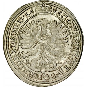 Śląsk, Księstwo Wirtembersko-Oleśnickie, Chrystian Ulryk 1668-1704, 3 krajcary 1696, Oleśnica.