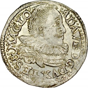 Śląsk, Księstwo Cieszyńskie, Adam Wacław 1579-1617, Trojak 1596, Cieszyn.