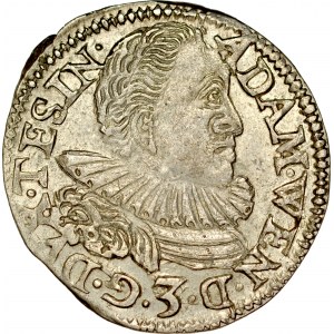 Śląsk, Księstwo Cieszyńskie, Adam Wacław 1579-1617, 3 krajcary 1597, Cieszyn.