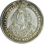 Śląsk, Księstwo Cieszyńskie, Elżbieta Lukrecja 1625-1653, Talar 1650, Cieszyn. KOPIA.