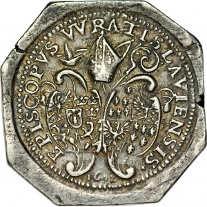 Śląsk, Księstwo Nyskie Biskupów Wrocławskich, Karol Ferdynand Waza 1625-1655, Talar 1632, Nysa.