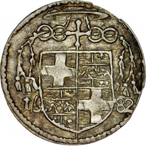 Śląsk, Księstwo Nyskie Biskupów Wrocławskich, Fryderyk Heski 1671-1682, Krajcar 1680, Nysa.