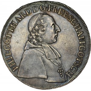 Śląsk, Księstwo Nyskie Biskupów Wrocławskich, Filip Gothard von Schaffgotsch 1747-1795, Talar 1753, Nysa.